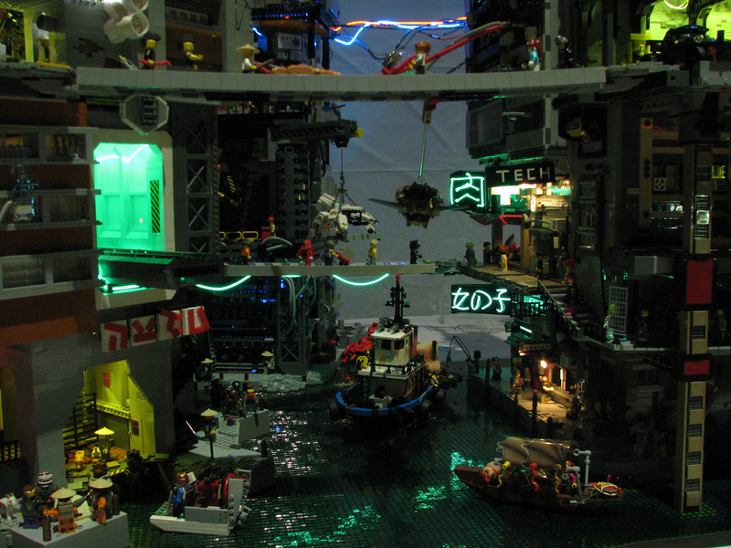 Illustration for article titled Esta ciudad de Lego es digna de Blade Runner